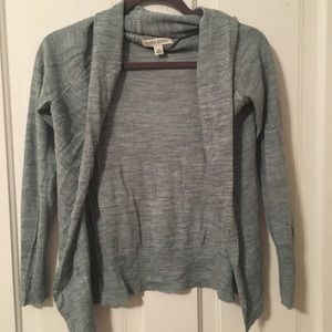 Banana Republic XS Grayed Blue Cardigan
